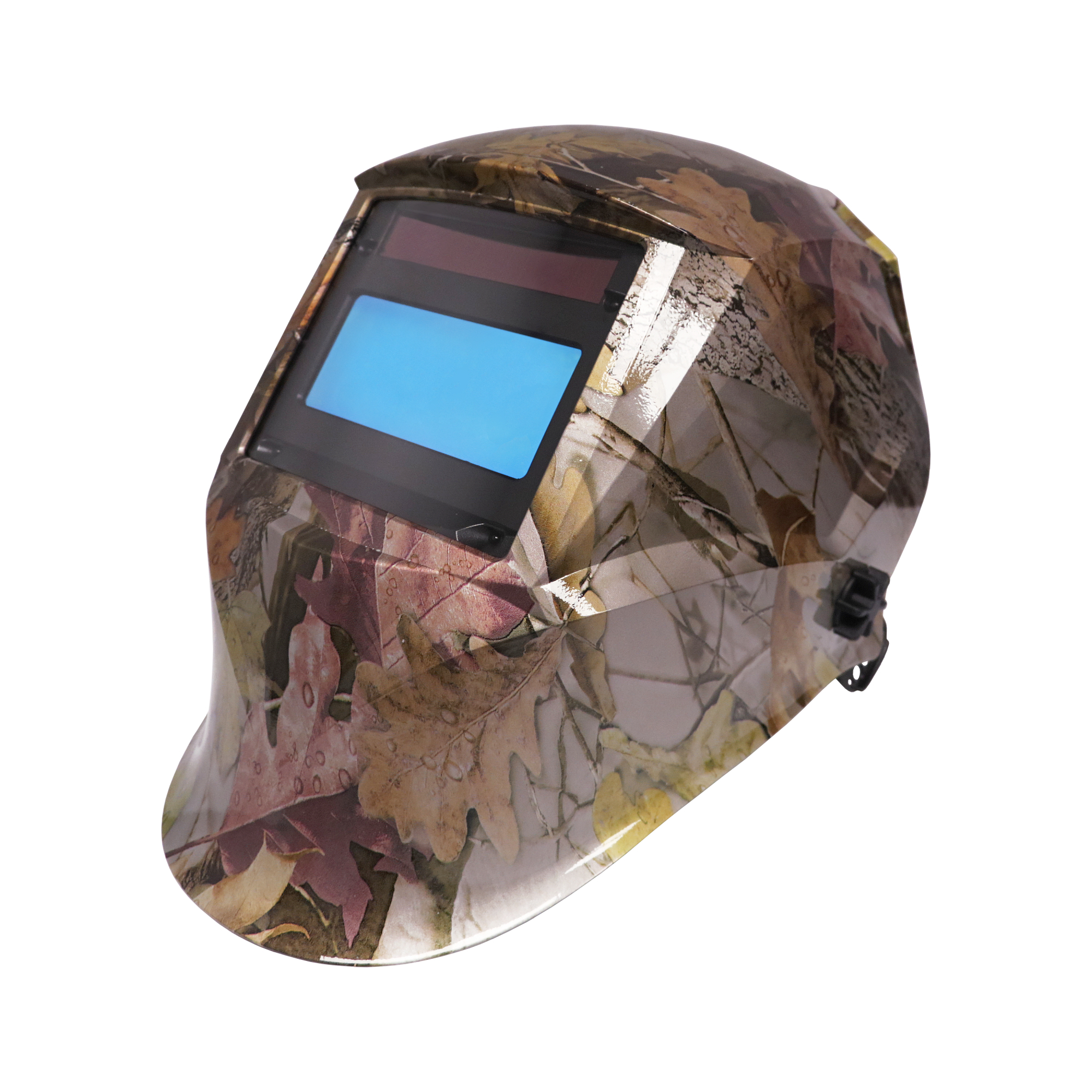US Forge® Variable Shade Auto-Darkening Welding Helmet, 3.86" x 1.69" Viewing Area, Camo, Model# 91340